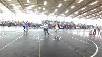 82 lbs 2nd Place - Roland Fields, Dominate WC vs Wyatt Haire, Hurricane Wr Ac