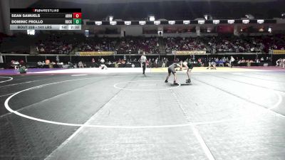 141 lbs Consi Of 32 #1 - Sean Samuels, Adrian College vs Dominic Frollo, Slippery Rock