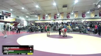 113 lbs Cons. Round 3 - Carlos Rodriguez, Elsinore vs Jake Agolia, Lakeside