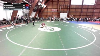 132A lbs Rr Rnd 1 - River Hibler, Apex Wrestling vs Scotty Moreau, Doughboy Wc/belmont Hill School