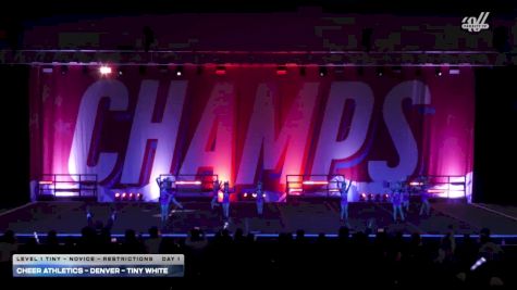 Cheer Athletics - Denver - Tiny White [2025 L1 Tiny - Novice - Restrictions Day 1] 2025 CHAMPS Grand Nationals