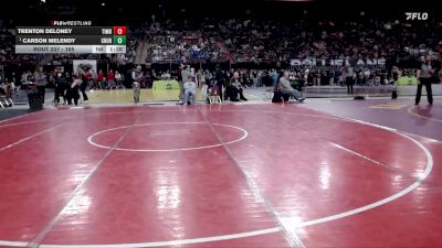 165 lbs Champ. Round 1 - Carson Melendy, Churchill County vs Trenton DeLoney, Timberline