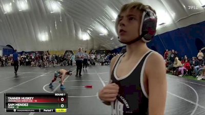 72 lbs Round 1 (6 Team) - Lucas Everson, FORGE vs Wyatt Morton, Crossroads Wrestling