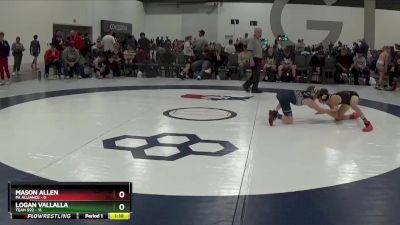 70 lbs Round 2 (6 Team) - Mason Allen, PA Alliance vs Logan Vallalla, Team 922