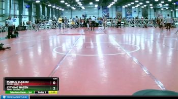 105 lbs Rd# 9- 2:15pm Saturday Final Pool - Lytning Hazen, Terps Demons vs Marius Lucero, Minion Green