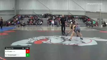 145 lbs Prelims - Adam Kruse, Nebraska Wrestling Academy vs Nolan Ruegsegger, Mt.Spokane