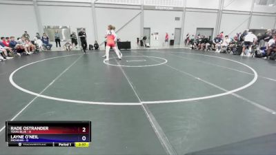 285 lbs Placement Matches (8 Team) - Rade Ostrander, Texas Blue vs Layne O`Neil, Michigan