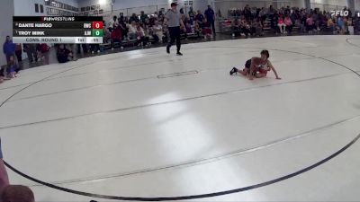 8 lbs Cons. Round 1 - Dante Hargo, Beatrice Wrestling Club vs Troy Mink, Ashland-Greenwood Jr Wrestling