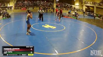 113 lbs Quarterfinal - Marques Johnson, Cimarron Memorial vs Luis Tapia, Reed