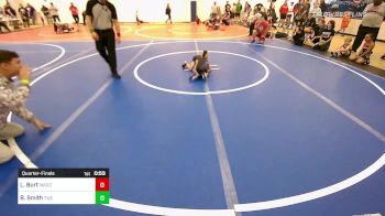 43 lbs Quarterfinal - Laken Burt, Wagoner Takedown Club vs Bryker Smith, Tahlequah Wrestling Club