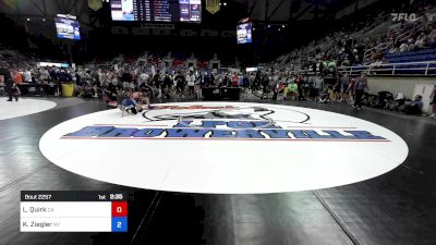 106 lbs Cons 32 #1 - Landon Quirk, CA vs Kurt Ziegler, NY