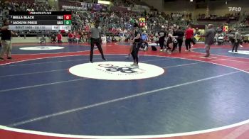 5A 110 lbs Semifinal - Jacklyn Price, Bauxite vs Bella Black, Pulaski Academy