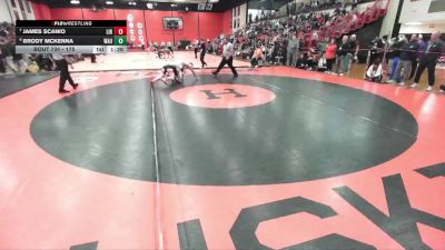 175 lbs Cons. Round 6 - James Scanio, LIBERTYVILLE vs Brody McKenna, WAUCONDA