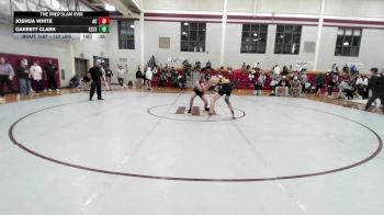 132 lbs Consi Of 4 - Joshua White, Athens Christian vs Garrett Clark, Kinkaid School