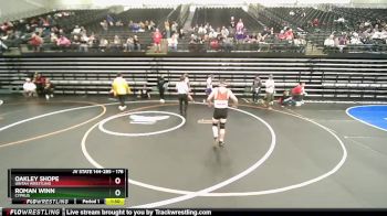 178 lbs Champ. Round 2 - Oakley Shope, Uintah Wrestling vs Roman Winn, Cyprus