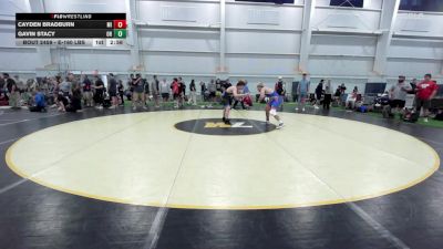 E-160 lbs Round Of 16 - Cayden Bradburn, MI vs Gavin Stacy, OH