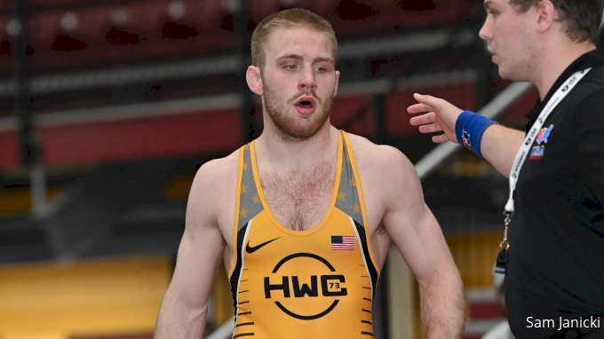 Iowa Wrestling’s Patrick Kennedy Knocks Off #5 Edmond Ruth Of Illinois – FloWrestling