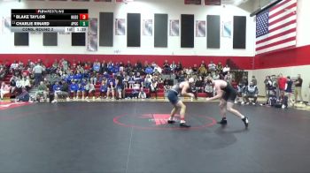 175 lbs Cons. Round 2 - Charlie Rinard, AP-GC vs Blake Taylor, Hudson