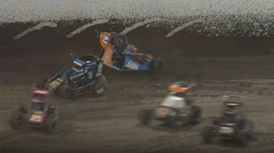 Justin Grant Flips After Contact With Buddy Kofoid at Tri-State