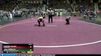 106 lbs Quarterfinal - Zeke Dernlan, Bayshore Christian School vs Hunter Hulsey, Ranburne