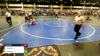 120 lbs Consi Of 16 #2 - Cesar Vasquez, Tucson Cyclones vs Mason Carrillo, Royal Regime