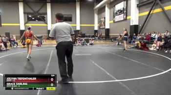 124 lbs Placement (4 Team) - Zoey Freeman, SOTM Black vs Breanna Johnson, BVWC