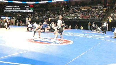 120 Class 3 lbs Semifinal - Evan Litzsinger, Hillsboro vs Daemen Duemmel, Helias Catholic