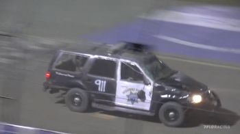 Master of Disaster Hits Port-A-Potty, Flips & Keeps Going At All American Speedway