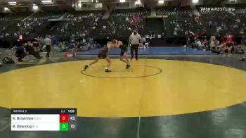 113 lbs Rr Rnd 3 - Kaden Brownlow, Columbus vs Brayden Downing, Bellevue West High School