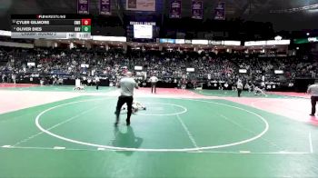 75 lbs Champ. Round 2 - Cyler Gilmore, GWRA vs Oliver Dies, BKV1