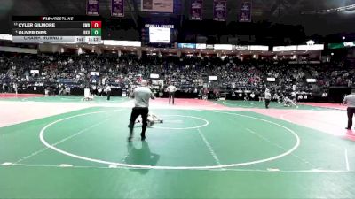 75 lbs Champ. Round 2 - Cyler Gilmore, GWRA vs Oliver Dies, BKV1