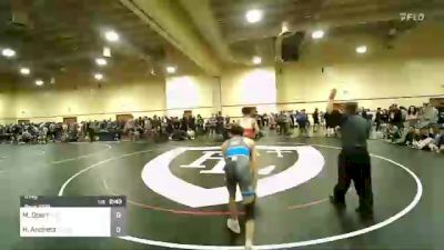 57 kg Cons 64 #2 - Mikey Doerr, Arizona vs Hayden Tyler Ancheta, Sunnyvale Wrestling Club