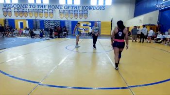 140 lbs Round 3 (6 Team) - Zoribelle Valdez, Eagles WC vs Jayla Sanders, Attack WC