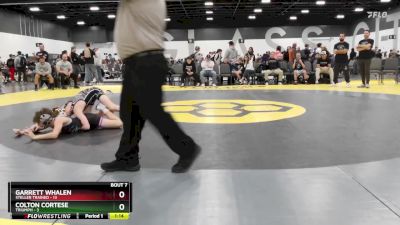 85 lbs Round 3 (6 Team) - Garrett Whalen, Steller Trained vs Colton Cortese, Triumph