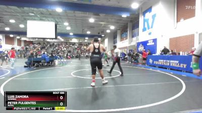 285 lbs Champ. Round 2 - Peter Fulgentes, Royal vs Luis Zamora, Warren