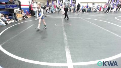 46 lbs Round Of 32 - Kase Pearson, Hinton Takedown Club vs Easton Heredia, Skiatook Youth Wrestling