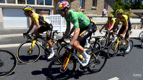 On-Site: Jerseys change as Wout Van Aert Kicks Himself At Criterium Du Dauphine Stage 3