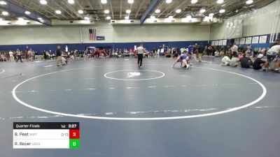 174 lbs Quarterfinal - Brayden Peet, Wisconsin-Whitewater vs Ryan Boyer, Coast Guard