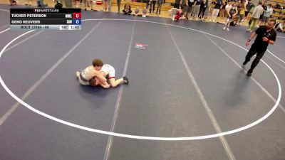 98 lbs 3rd Place Match - Tucker Peterson, MN Elite vs Geno Reuvers, Stillwater Area Wrestling