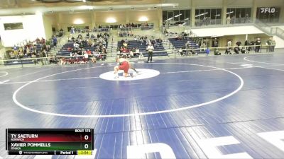 184 lbs Champ. Round 2 - Xavier Pommells, Ithaca vs Ty Saeturn, Norwich