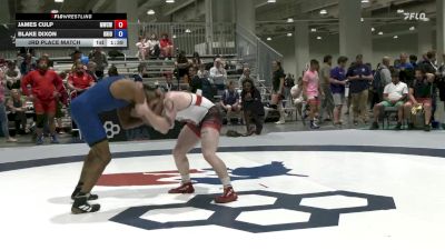 Masters A FS - 78 lbs 3rd Place Match - James Culp, MO West Championship Wrestling Club vs Blake Dixon, Ohio