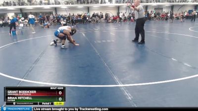 Silver 157 lbs Cons. Semi - Grant Boddicker, Wisconsin-Platteville vs Brian Mitchell, Luther