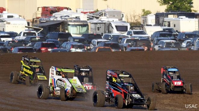 Gas It Up! USAC Indiana Midget Week Hammers Down Friday At Gas City