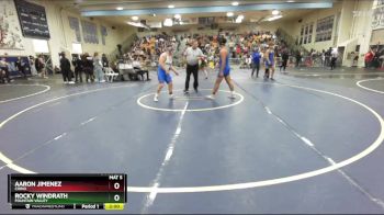 175 lbs Champ. Round 2 - Rocky Windrath, Fountain Valley vs Aaron Jimenez, Chino