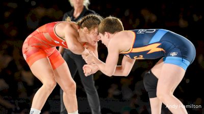 57 kg Round 1 - Helen Maroulis, Sunkist Kids Wrestling Club vs Alexandra Hedrick, Titan Mercury Wrestling Club