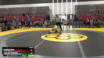 112 lbs Round 1 (8 Team) - Kellen Sanders, Roundtree Wrestling Academy vs Devin Ehler, PA Alliance