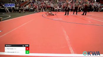 43-46 lbs Rr Rnd 1 - Jameson Kennedy, Cowboy Wrestling Club vs Ross Shimonek II, Pawhuska Elks Takedown