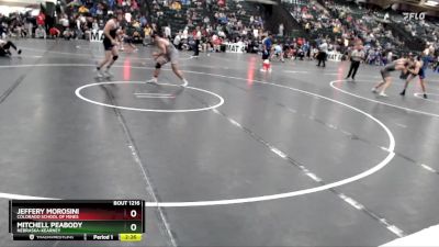 197 lbs Cons. Round 2 - Jeffery Morosini, Colorado School Of Mines vs Mitchell Peabody, Nebraska-Kearney