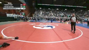 2A-126 lbs 5th Place Match - Raiden Pond, Cokeville vs Myles Dayton, Cokeville
