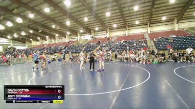 145 lbs Quarters & Wb (16 Team) - Gavin Cotton, Montana 1 vs Joey Downing, Oregon 1